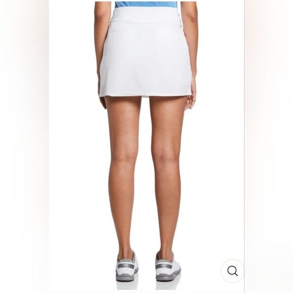 NWT CALLAWAY Women's True Sculpt Perforated Woven Golf Skort White SIZE S - Picture 2 of 5